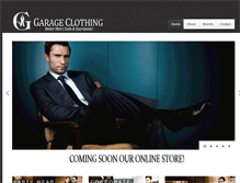 Tablet Screenshot of garageclothingny.com